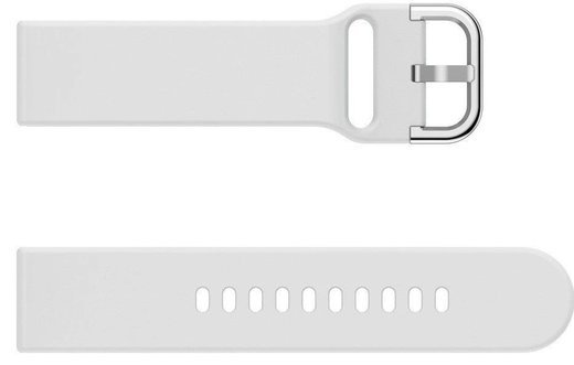 Силиконовый ремешок для умных часов Bakeey 20 мм, белый фото