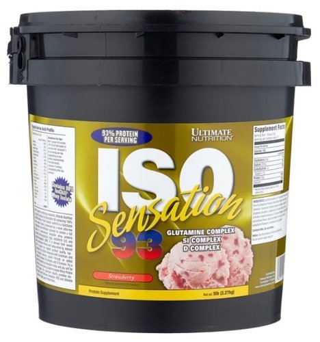 Протеин Ultimate Nutrition ISO Sensation 93 (2.27 кг) клубника фото