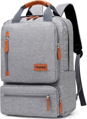 Рюкзак антивор для ноутбука 15.6" светло-серый фото