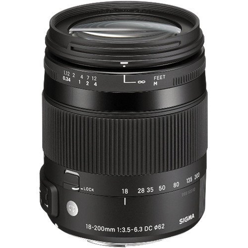 Объектив Sigma AF 18-200mm f/3.5-6.3 DC Macro OS HSM Contemporary Canon EF-s ( фото