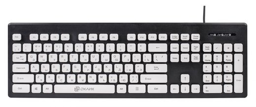 Клавиатура Оклик 580M, черный фото