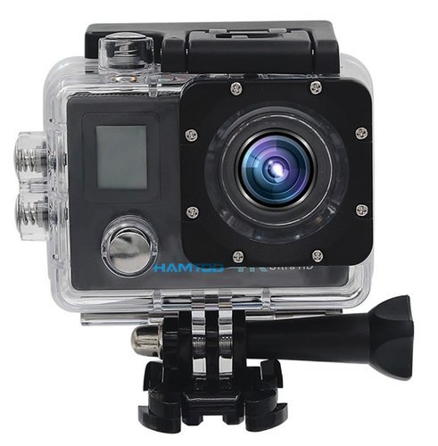 Экшн-камера HAMTOD H6A 4K 30fps WIFI с дистанционным управлением водонепроницаемая, черный фото