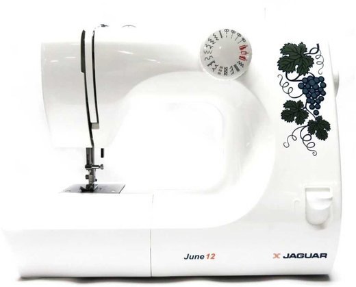 Швейная машина Jaguar June12 белый/цветы фото