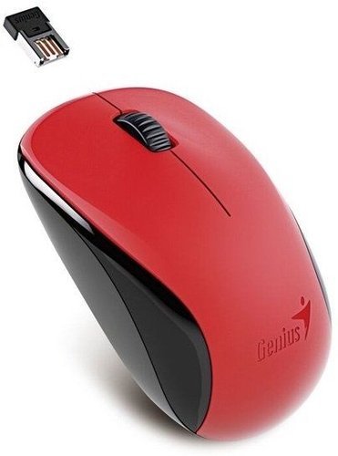 Беспроводная мышь Genius NX-7000, красный фото