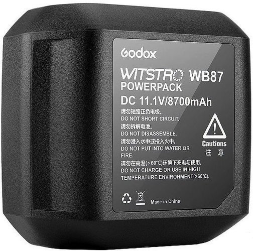 Аккумулятор Godox WB87 8700mAh для вспышек серии AD600 фото