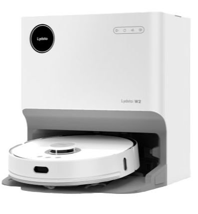 Робот-пылесос Lydsto W2 с базой самоочистки, белый фото