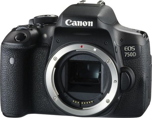Зеркальный фотоаппарат Canon EOS 750D Body ( фото