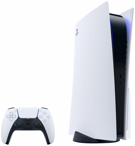 Игровая приставка Sony Playstation 5 с дисководом (825Gb), белый фото