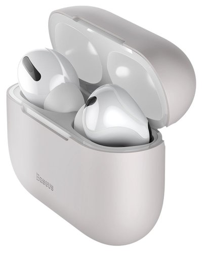 Чехол Baseus для хранения наушников Apple Airpods 3 / Airpods Pro, толщина 0.8 мм, серый фото