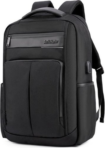 Рюкзак Arctic Hunter B00121C для ноутбука 18" с USB зарядкой, черный фото
