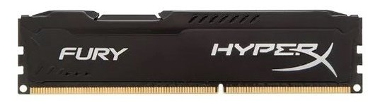 Память оперативная Kingston DDR3 8GB 1333MHz DDR3 CL9 DIMM HyperX FURY черная фото