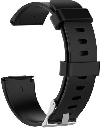 Силиконовый ремешок Kaload для Fitbit Versa, черный фото