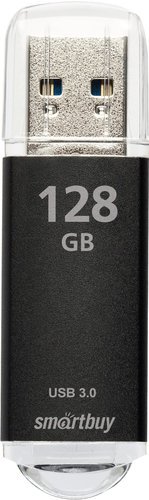 Флеш-накопитель Smartbuy V-Cut USB 3.0 128GB, черный фото