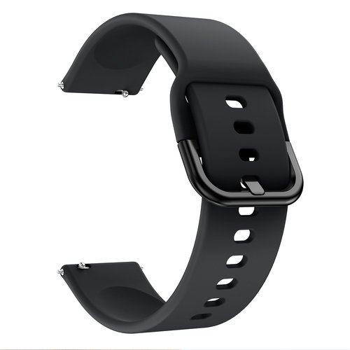 Силиконовый ремешок для часов Bakeey для BW-HL1/Galaxy Watch Active 2/Amazfit Bip Lite, черный, 20 мм фото