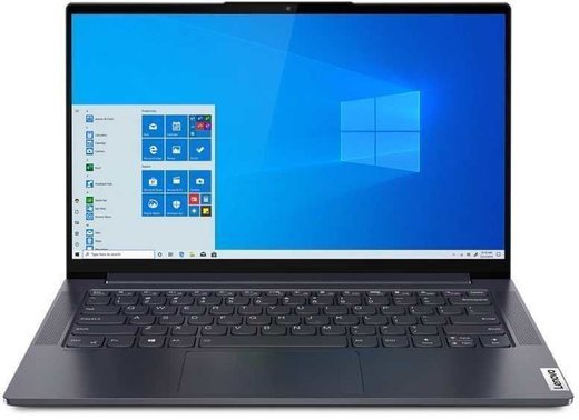 Ноутбук Lenovo Yoga Slim 7 14IIL05 (Intel Core i5 1035G4 1100MHz/14"/1920x1080/16GB/512GB SSD/Intel Iris Plus Graphics/Win 10 Home), cерый фото