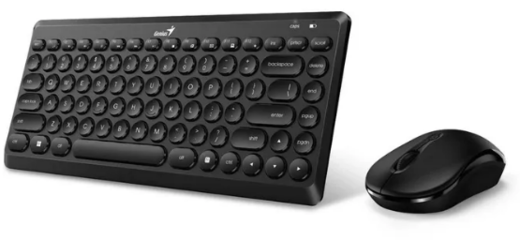 Беспроводной комплект Genius LuxeMate Q8000 (клавиатура+мышь), черный фото