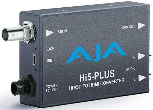 Видеоконвертер AJA Hi5-Plus 3G-SDI в HDMI до 1080p60 фото