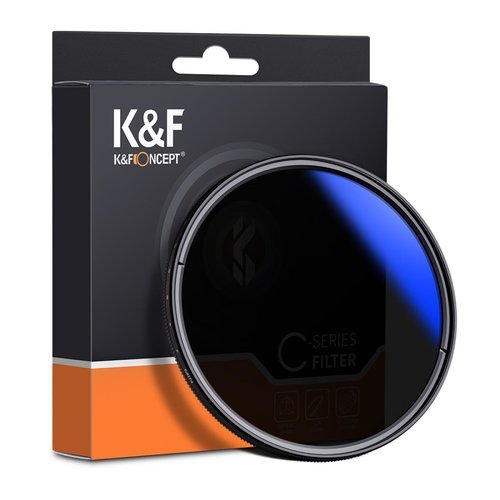 Нейтрально-серый фильтр K&F Concept KF01.1405 Slim Variable/Fader NDX, ND2~ND400, Blue Coated, 77mm фото