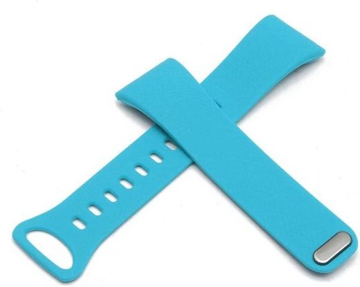 Силиконовый ремешок для часов Samsung Gear Fit 2 регулируемый, синий фото