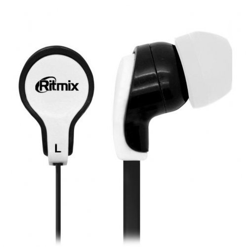 Наушники Ritmix RH-183 Black+White фото