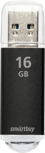 Флеш-накопитель Smartbuy V-Cut USB 2.0 16GB, черный фото