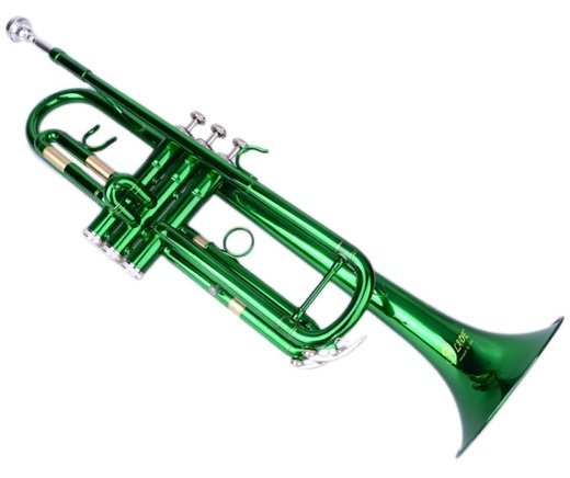 Труба (латунь) с аксессуарами, зеленый фото
