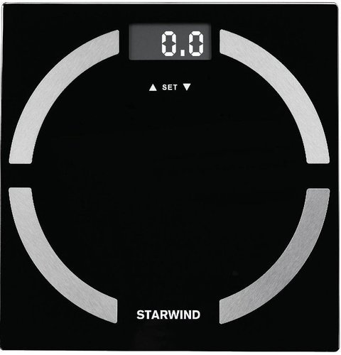 Весы напольные электронные Starwind SSP6051 макс.180кг черный фото