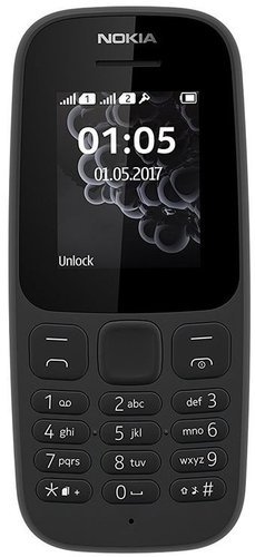 Мобильный телефон Nokia 105 Single Sim (2017) Черный фото