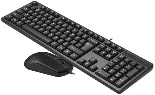 Клавиатура + мышь A4Tech KK-3330S, черный фото