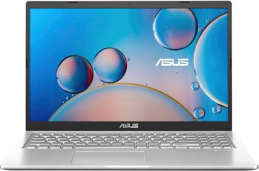 Ноутбук Asus X515JF-BR326T 15.6" (1366x768/Intel Pentium Gold 6805 1.1Ghz/4Gb/SSD 256Gb/MX130 2Gb/W10) серебристый фото