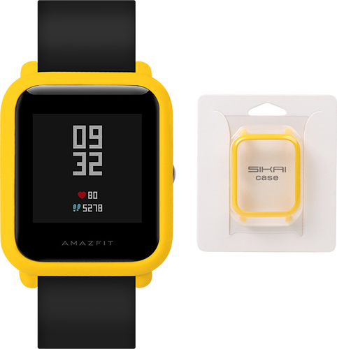 Защитная накладка для часов Amazfit Bip Lite, желтый фото