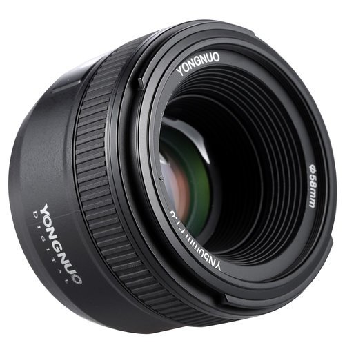 Объектив Yongnuo Yn-50mm F1.8 Atperture Auto Focus для камеры Nikon DSLR фото