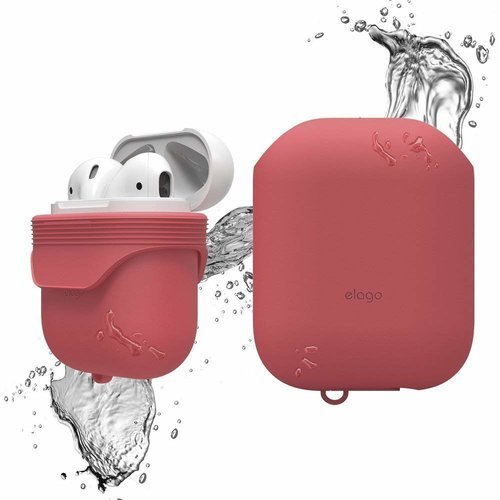 Чехол Elago Waterproof case для AirPods (EAPWF-BA), розовый фото