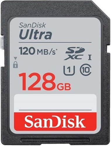 Карта памяти SanDisk SDXC Ultra Class 10 UHS-I (120/10MB/s) 128GB фото
