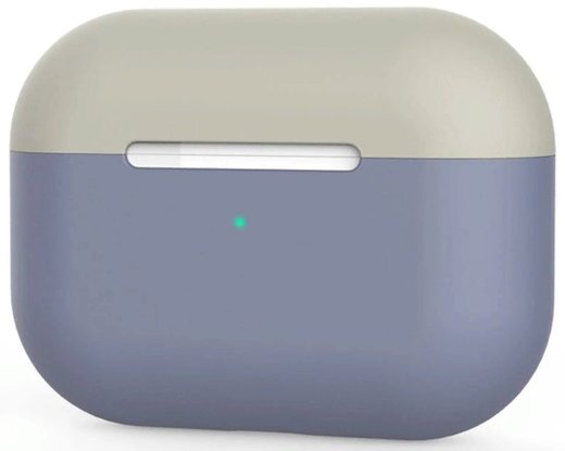 Чехол для наушников AirPods Pro, серо-фиолетовый фото