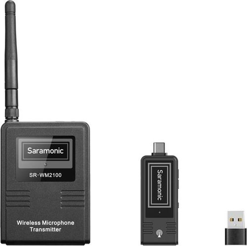 Радиосистема Saramonic SR-WM2100 U1 петличная, 1 приемник и 1 передатчик с микрофоном фото
