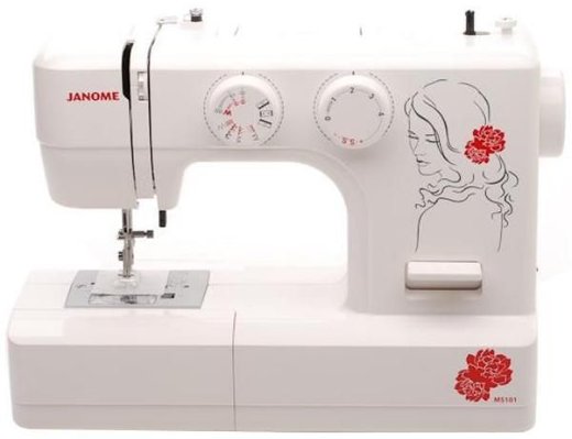 Швейная машина Janome My Style 101 белый/цветы фото