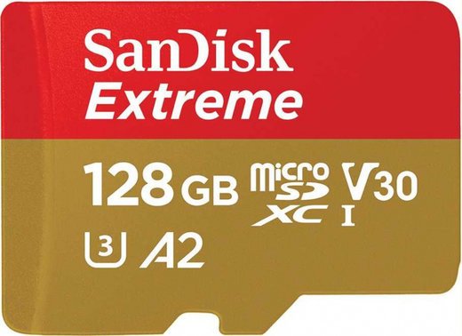 Карта памяти SanDisk microSDXC UHS-I U3 A2 (160 MB/s) 128GB фото