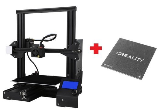 3D принтер Creality 3D Ender-3X с платформой со стеклянной пластиной и материнской платой, синий фото