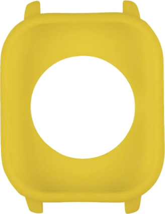 Силиконовая накладка для часов Amazfit GTS, желтый фото