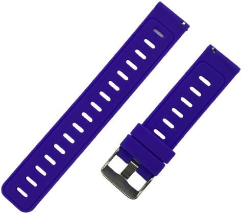 Ремешок силиконовый 20мм для Amazfit GTR42мм/ GTS/ Bip/ Bip Lite, фиолетовый фото