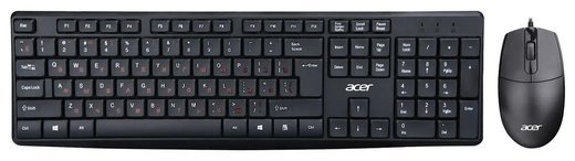 Клавиатура + мышь Acer OMW141, черный фото