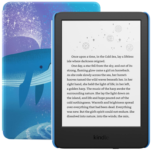 Электронная книга Amazon Kindle Kids Edition 11 2022 16Gb, Space Whale фото
