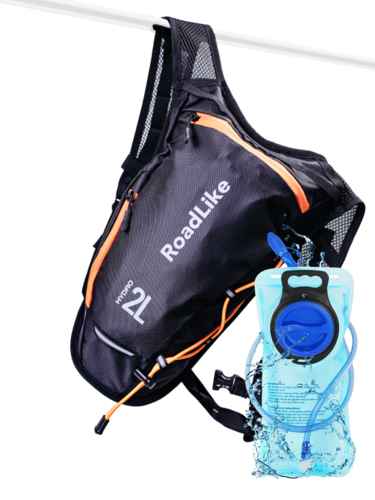 Рюкзак с гидросистемой RoadLike Hydro Sport, черный фото