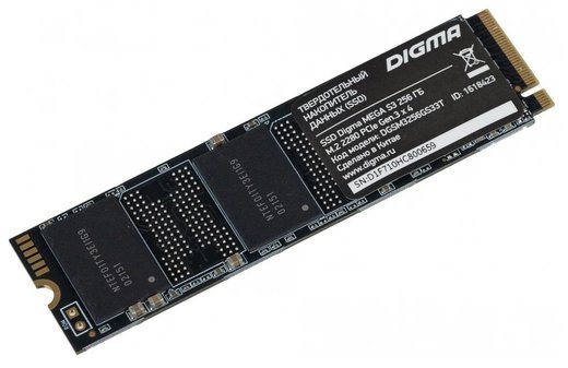 Жесткий диск SSD M.2 Digma Mega S3 256Gb (DGSM3256GS33T) фото