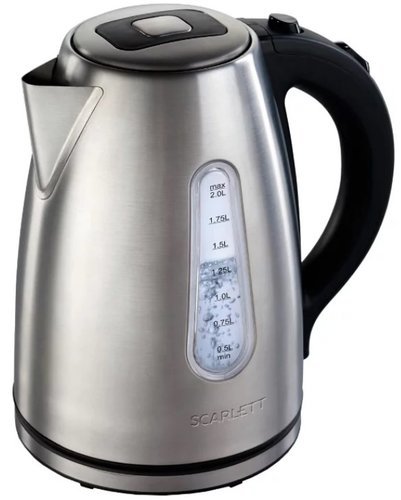 Чайник Scarlett SC-EK21S43 2л. 2200Вт серебристый (нержавеющая сталь) фото