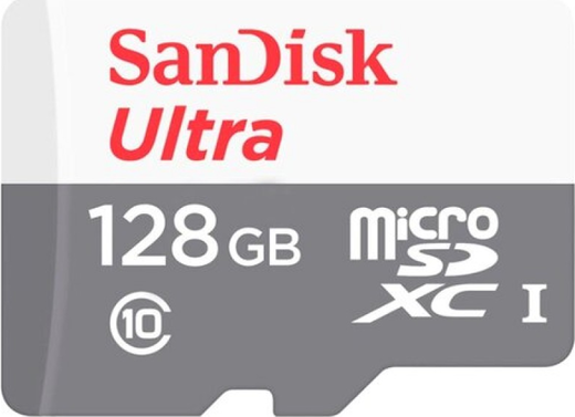 Карта памяти SanDisk microSDXC Ultra Class 10 UHS-I U1 (80/10MB/s) 128GB фото