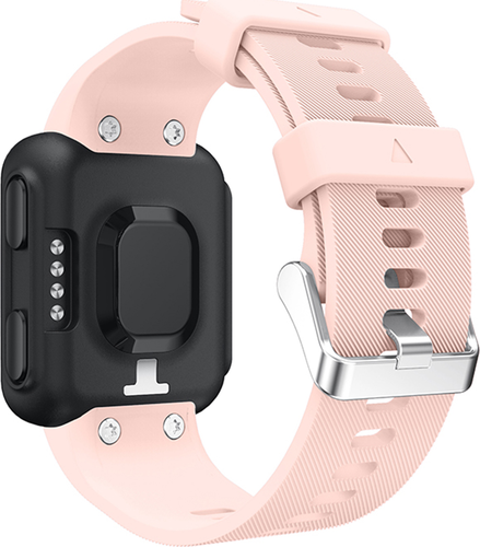 Силиконовый ремешок для часов Garmin Forerunner 35, розовый фото