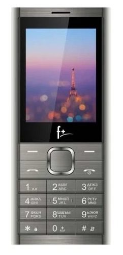 Мобильный телефон F+ B240 Темно-серый фото