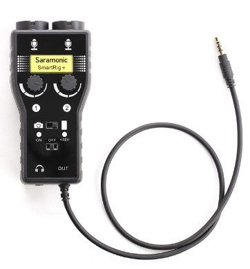 Адаптер Saramonic SmartRig + для микрофона с выходом 3,5 мм (2 входа XLR, 2 входа 1/4", 2 входа 3,5 мм) фото